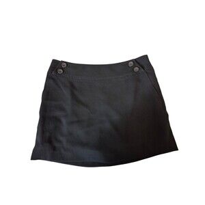 Banana Republic Vintage Dress Mini Skirt Skort Black sz 0/2